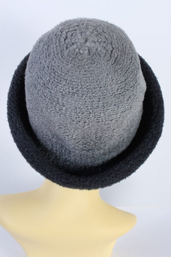 Vintage Hat 90S Style Fashionable Soft Brimmed Grey HAT597-119041