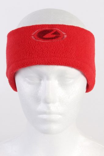 90s Fleece Headband Red