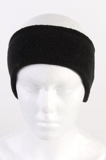 90s Gina Benotti Fleece Headband Black