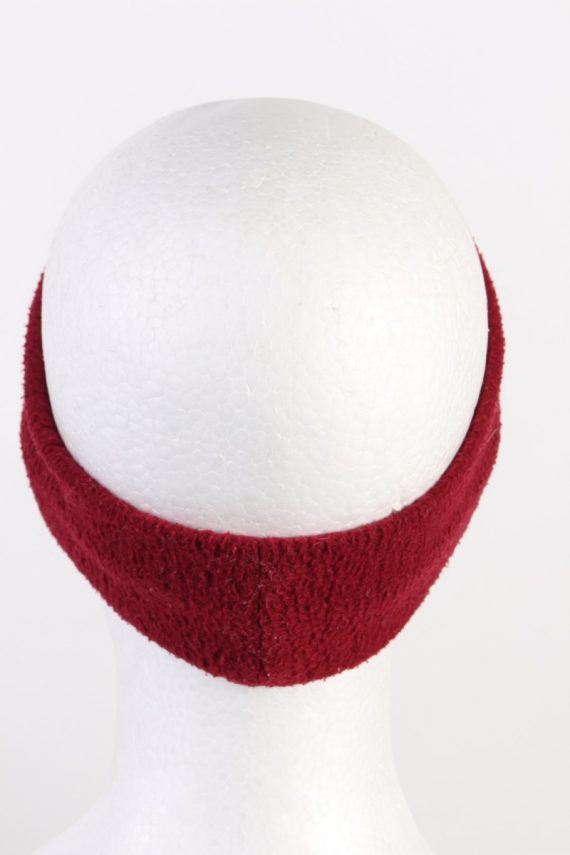 Vintage Fleece Headband Red HB079-118269