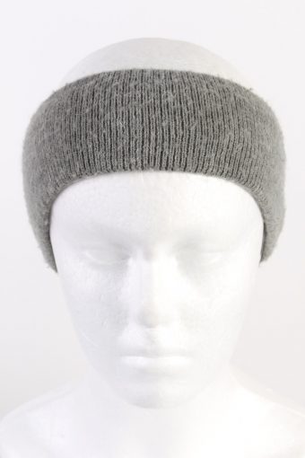 90s Knit Headband Grey