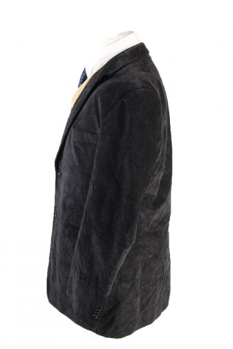Vintage Devred Soft Velvet Blazer Jacket Black