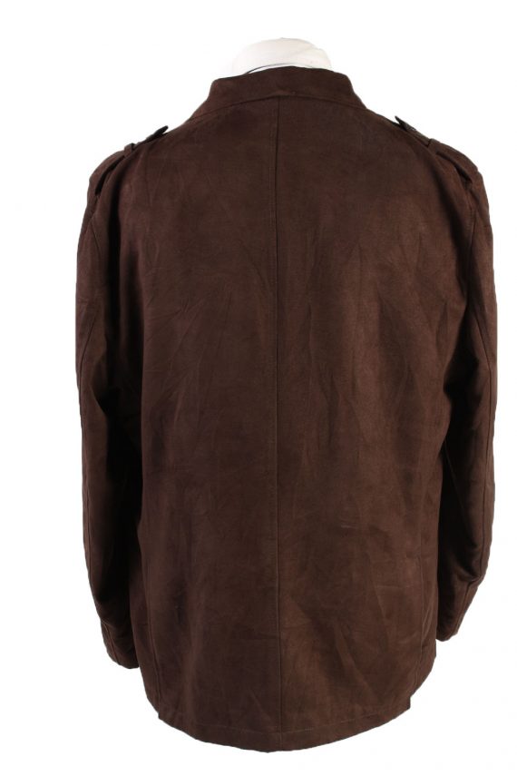Vintage Per Luomo Soft Velvet Blazer Jacket 58 Brown -C1749-121091