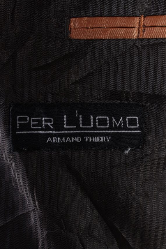 Vintage Per Luomo Soft Velvet Blazer Jacket 58 Brown -C1749-121092