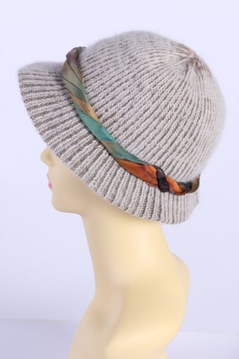 Vintage Creation Classique Avenue Knit Hat Brimmed 1990s Multi - HAT611-119324