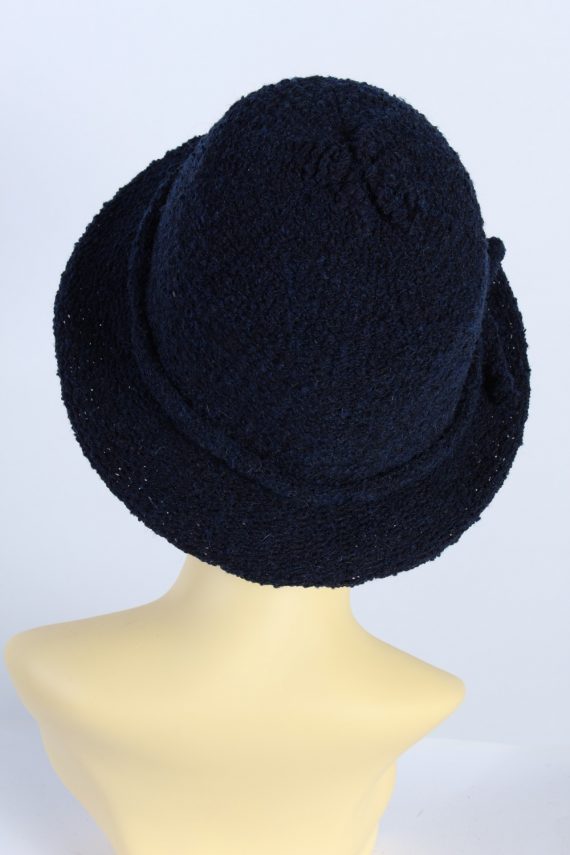 Vintage Knit Winter Hat Brimmed Wool Blended Fashion