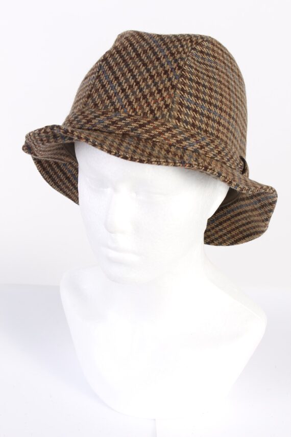 Vintage Peschel 1980s Fashion Trilby Hat Multi HAT636-0