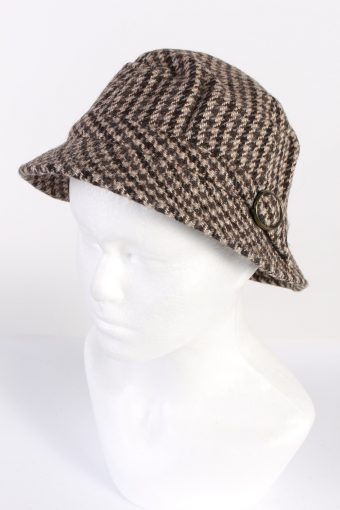 Vintage Wool Blended Fashion Trilby Hat