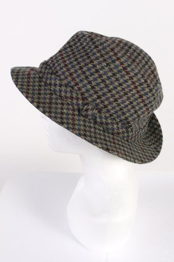 Vintage Huckel 1980s Fashion Trilby Hat Multi HAT643-120071