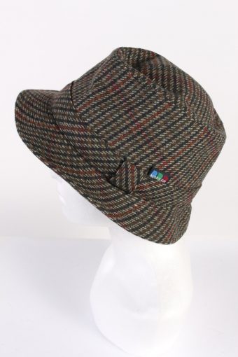 Vintage Mayser 1980s Fashion Trilby Hat Multi HAT650-120043