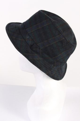 Vintage 1980s Fashion Lined Trilby Hat Multi HAT666-120217