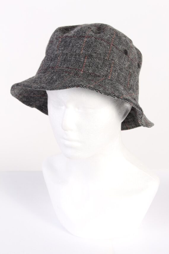 Vintage Helen Leigh 1990s Fashion Winter Hat Grey HAT690-0