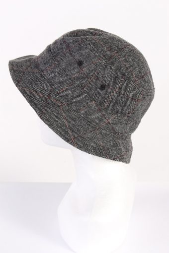 Vintage Helen Leigh 1990s Fashion Winter Hat Grey HAT690-120254