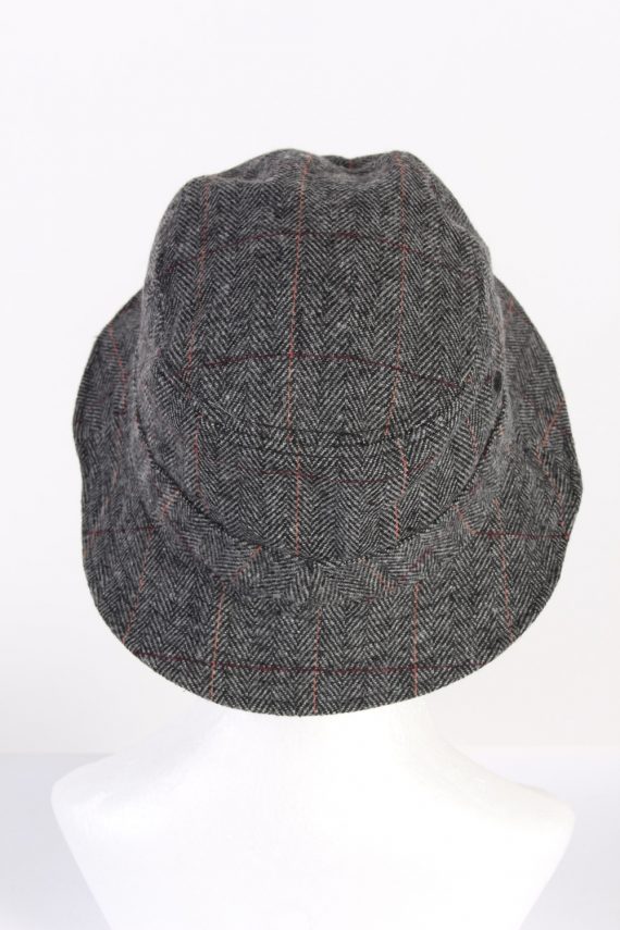 Vintage Helen Leigh 1990s Fashion Winter Hat Grey HAT690-120255