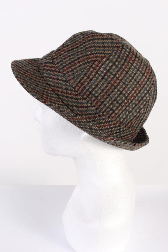 Vintage Super 1980s Fashion Trilby Hat Multi HAT700-120294