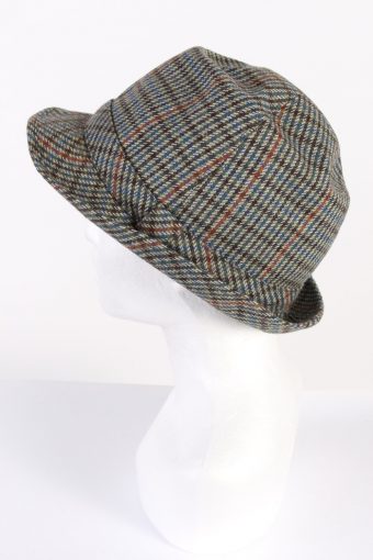 Vintage Wegener 1980s Fashion Trilby Hat Multi HAT701-120298