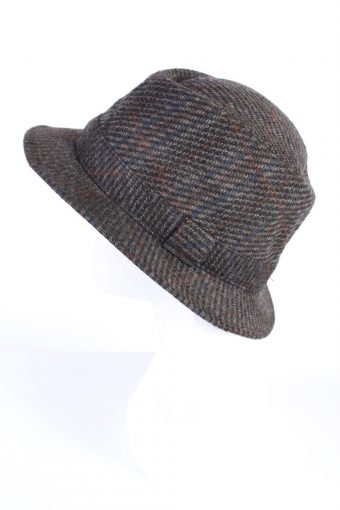 Vintage Europ 1980s Fashion Trilby Hat Multi HAT707-120320