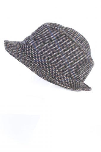 Vintage Grandezza 1980s Fashion Trilby Hat Multi HAT708-120324