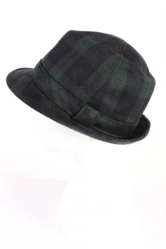 Vintage Peschel 1980s Fashion Trilby Hat Green HAT710-120331