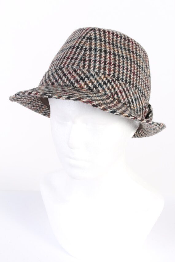 Vintage Chisnall 1980s Fashion Trilby Hat Multi HAT712-0
