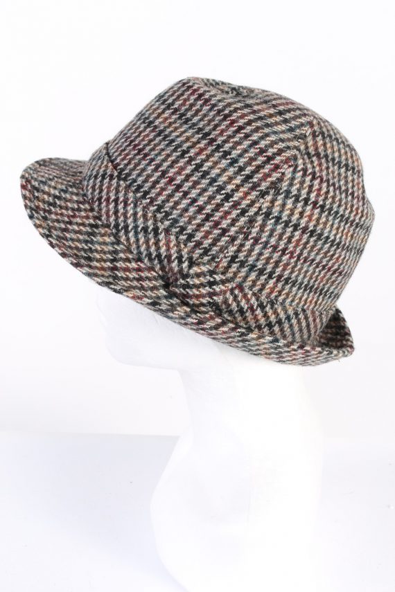 Vintage Chisnall 1980s Fashion Trilby Hat Multi HAT712-120338