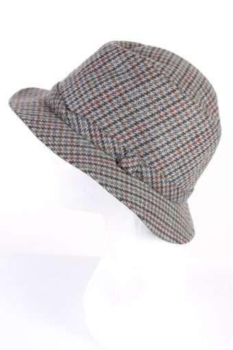 Vintage Bernhard 1980s Fashion Trilby Hat Multi HAT718-120362