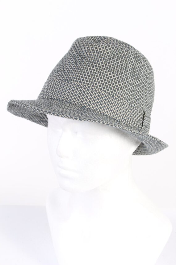 Vintage C&A Canda 1980s Fashion Felt Trilby Hat Multi HAT736-0