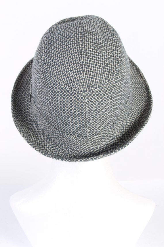 Vintage C&A Canda 1980s Fashion Felt Trilby Hat Multi HAT736-120434