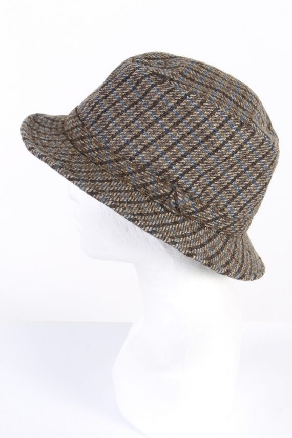 Vintage 1980s Fashion Felt Trilby Hat Multi HAT760-120595