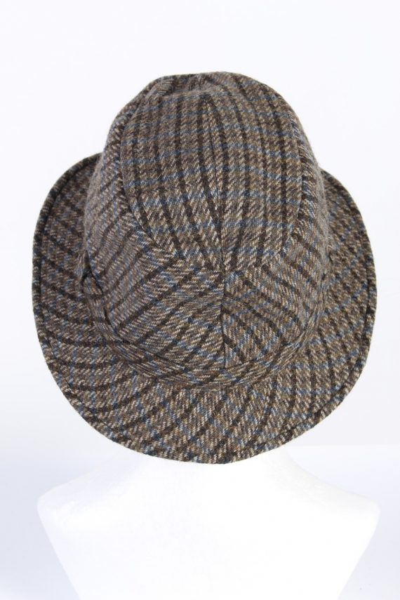 Vintage 1980s Fashion Felt Trilby Hat Multi HAT760-120596