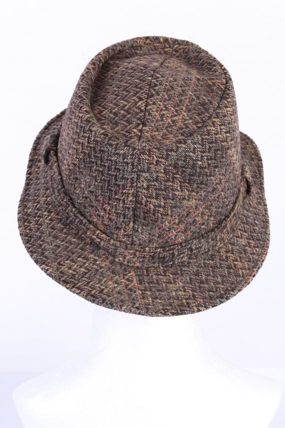 Vintage 1980s Fashion Felt Trilby Hat Multi HAT773-120530