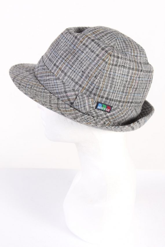 Vintage Mayser 1980s Fashion Trilby Hat Multi HAT776-120541