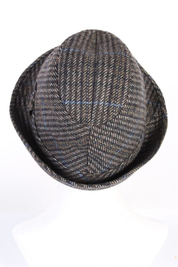 Vintage 1980s Fashion Lined Trilby Hat Multi HAT800-120696