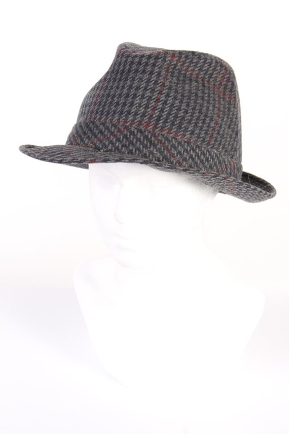 Vintage Record 1980s Fashion Trilby Hat Multi HAT804-0