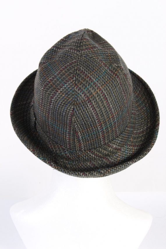 Vintage Stanton 1980s Fashion Trilby Hat Multi HAT809-120729