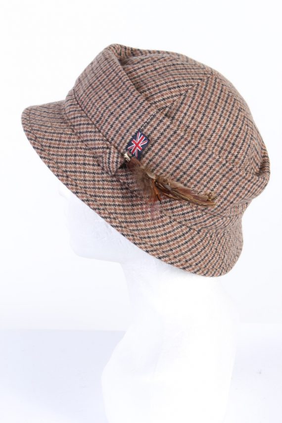 Vintage Globe Trotter 1990s Fashion Winter Hat Multi HAT810-120733