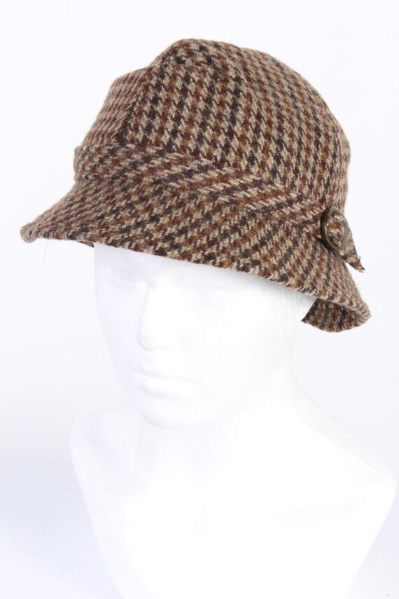 Vintage 1990s Fashion Lined Winter Hat Multi HAT826-0