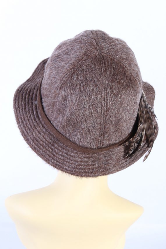 Vintage Fashion Brimmed Winter Hat