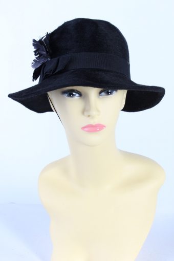 Vintage Fashion Trilby Winter Hat