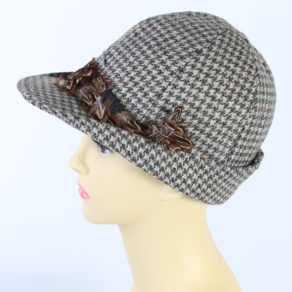 Vintage Tissus Dormeuil Paris Fashion Brimmed Hat