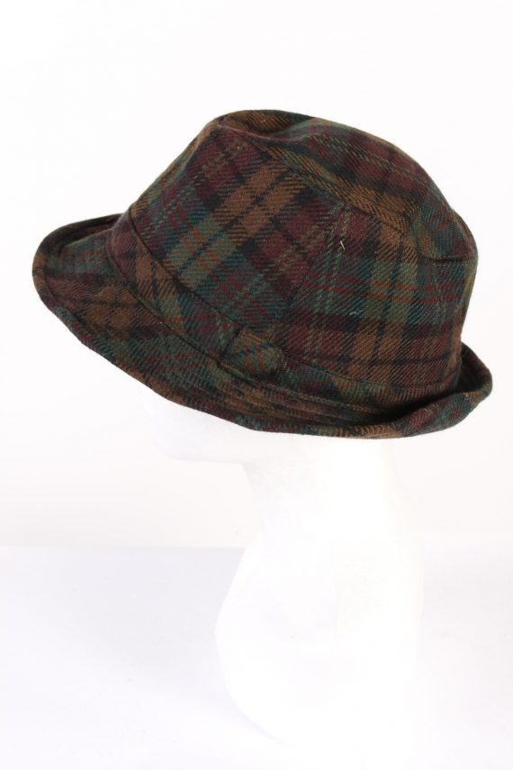 Vintage Faustmann 1980s Fashion Lined Trilby Hat Multi HAT953-121640