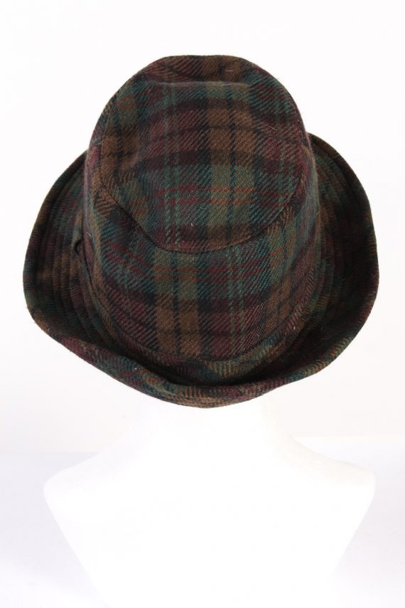Vintage Faustmann 1980s Fashion Lined Trilby Hat Multi HAT953-121641