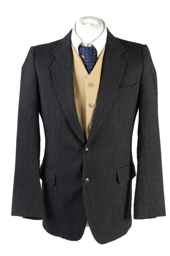 Vintage Kugler Classic Blazer Jacket Chest 39" Dark Grey HT2685-0