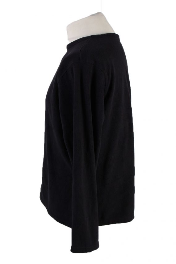 Vintage Fleece Sweatshirt Black -SW2420-119413