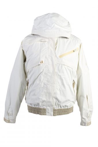 Vintage Helly Hansen Puffer Lined Mens Jacket Coat XL White