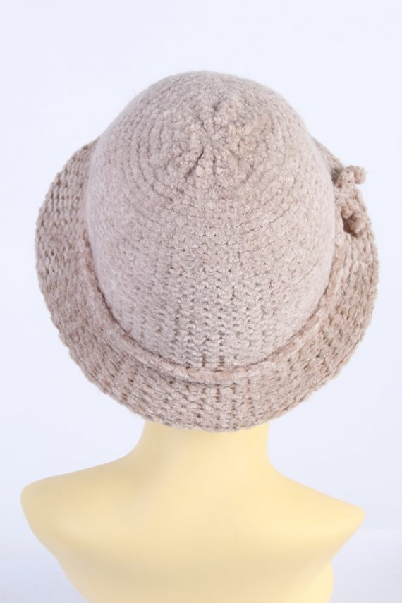 Vintage CA Fashion Womens Winter Knit Trilby Hat