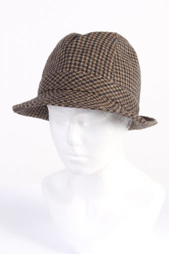 Vintage Best Quality Fashion Mens Lined Trilby Hat