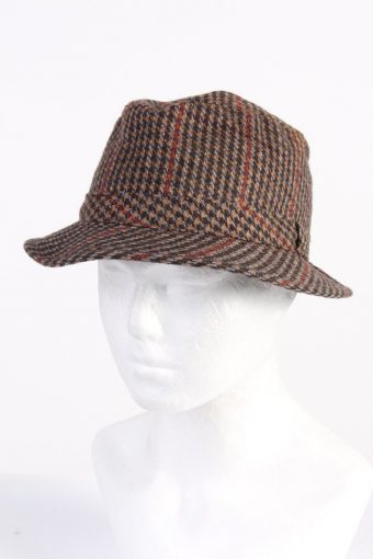 Vintage Sport and Casual Fashion Mens Lined Trilby Hat
