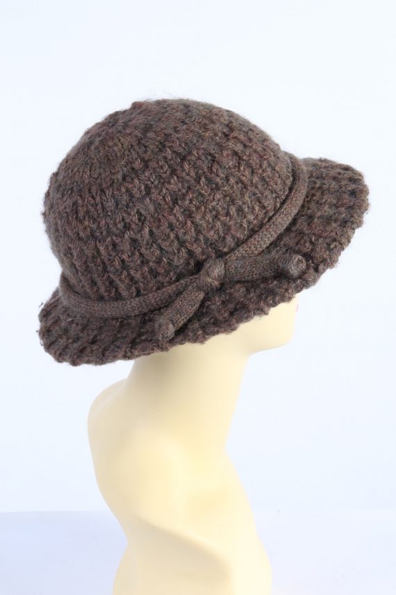 Vintage Lady Like Modell Fashion Womens Knit Trilby Hat