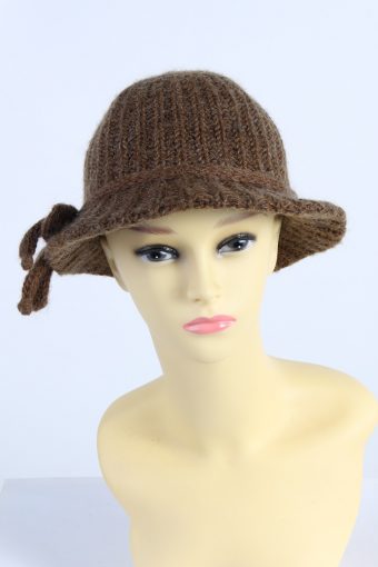Vintage Fashion Womens Knit Trilby Hat